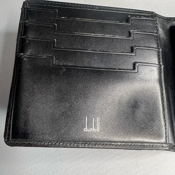 DUNHILL BIFOLD WALLET DARK BROWN -BRAND NEW DUNHILL FOR $625.00 - Picture 2 of 6